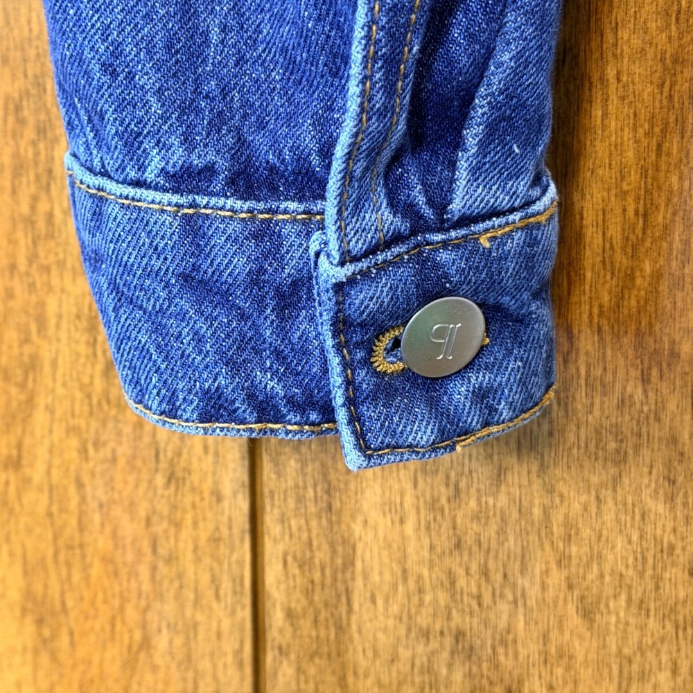 NWT Anthropologie PILCRO Puff Sleeve Denim Jean Jacket Women's Medium‎ - Picture 6 of 11